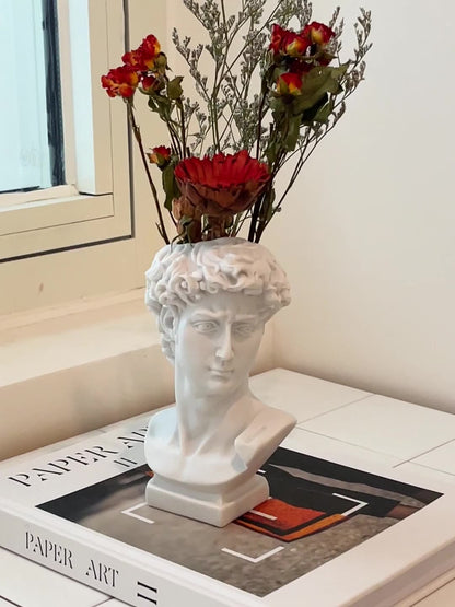 David Bust Desk Organizer - Nordic home Decor