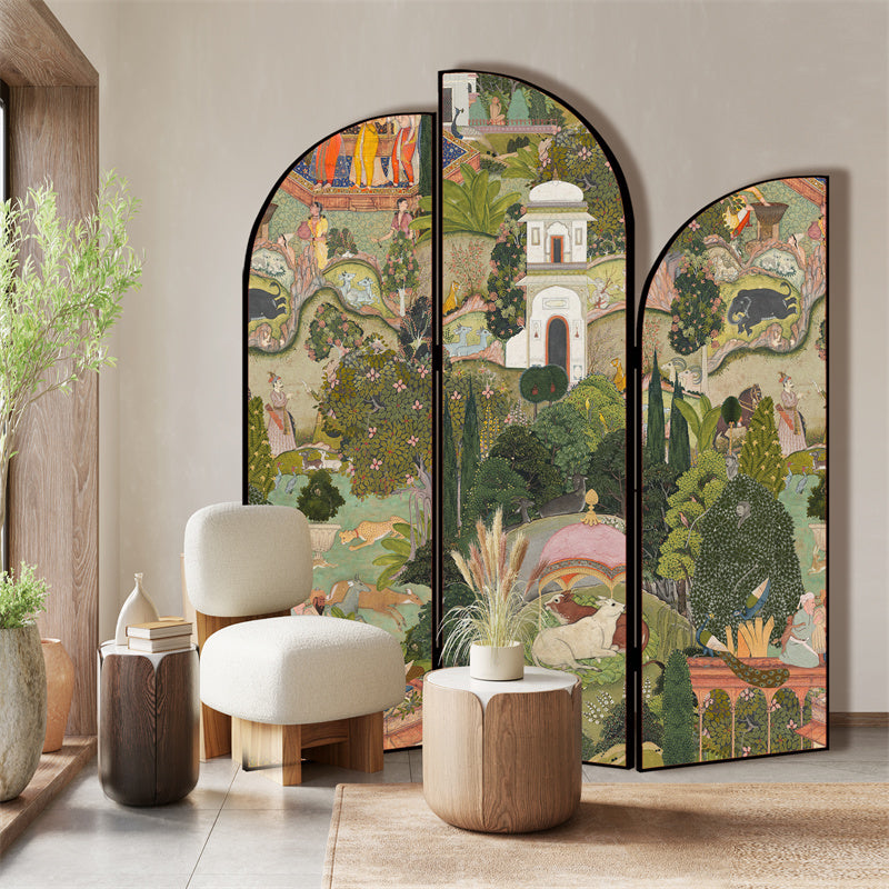 French Vintage Style Room Divider Screen