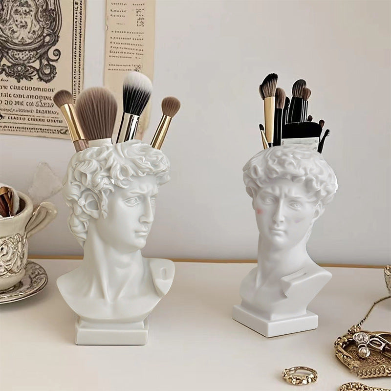 David Bust Desk Organizer - Nordic home Decor