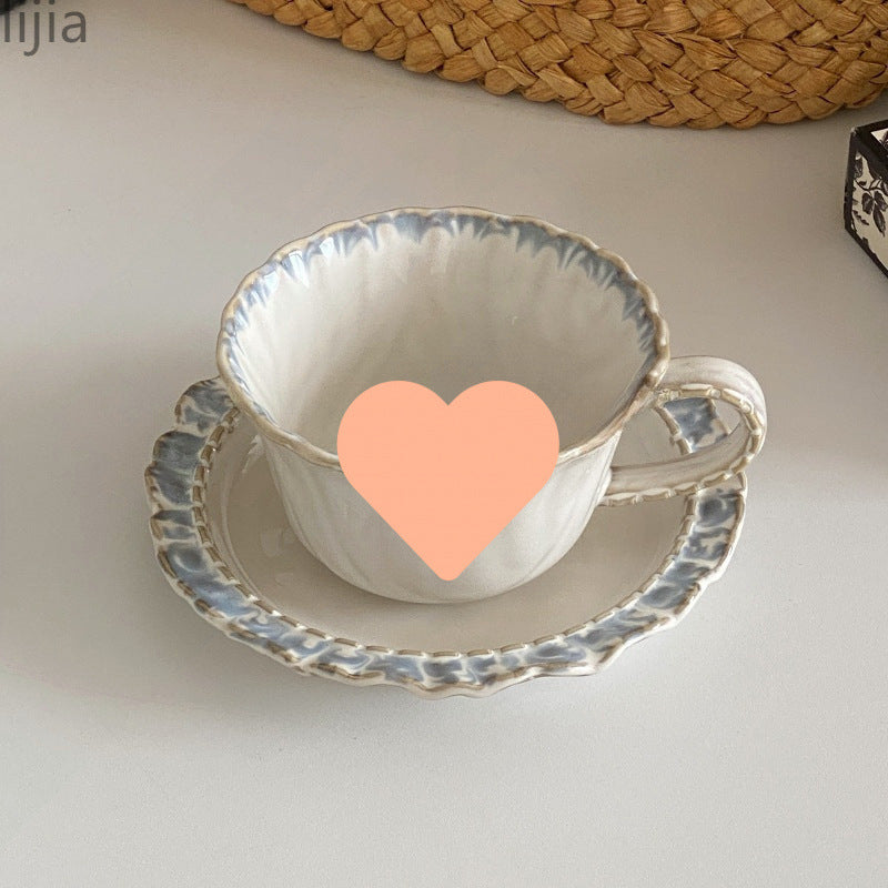 changed glaze lace household bowls, soup bowls and coffee cups