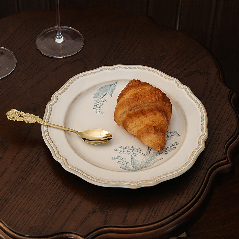 French Style Coffee Mug & Dessert Plate
