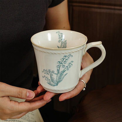 French Style Coffee Mug & Dessert Plate