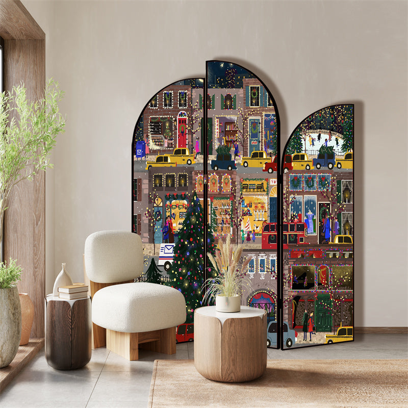 French Vintage Style Room Divider Screen