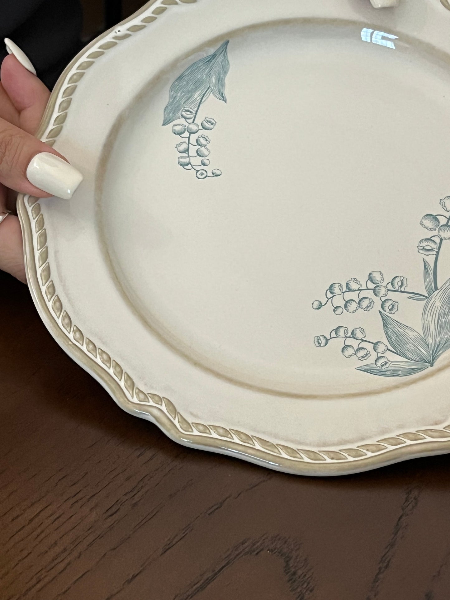 French Style Coffee Mug & Dessert Plate