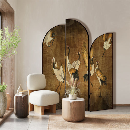 French Vintage Style Room Divider Screen